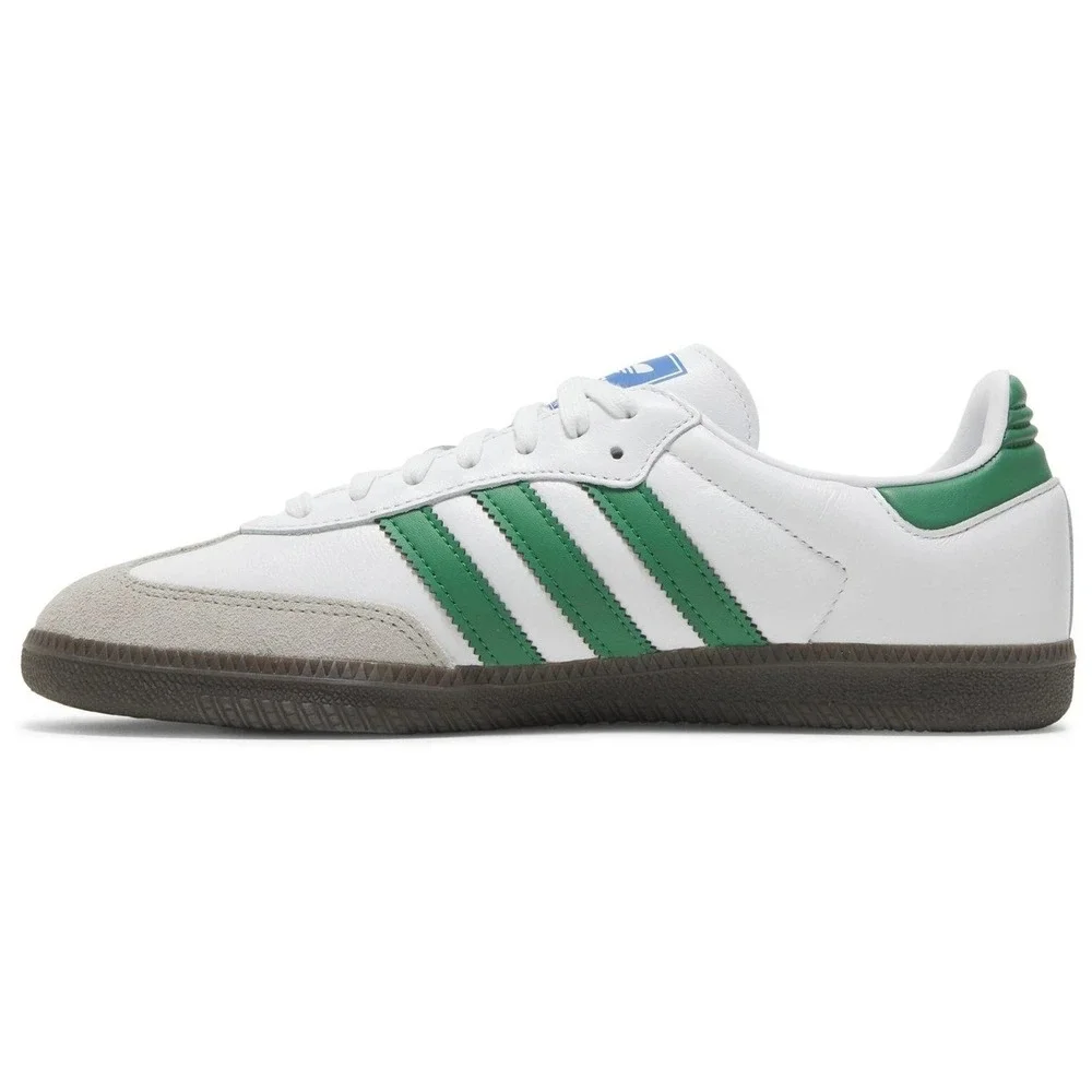 Mens Size 6- Adidas Samba OG White Green Shoes Sneakers IG1024 NEW